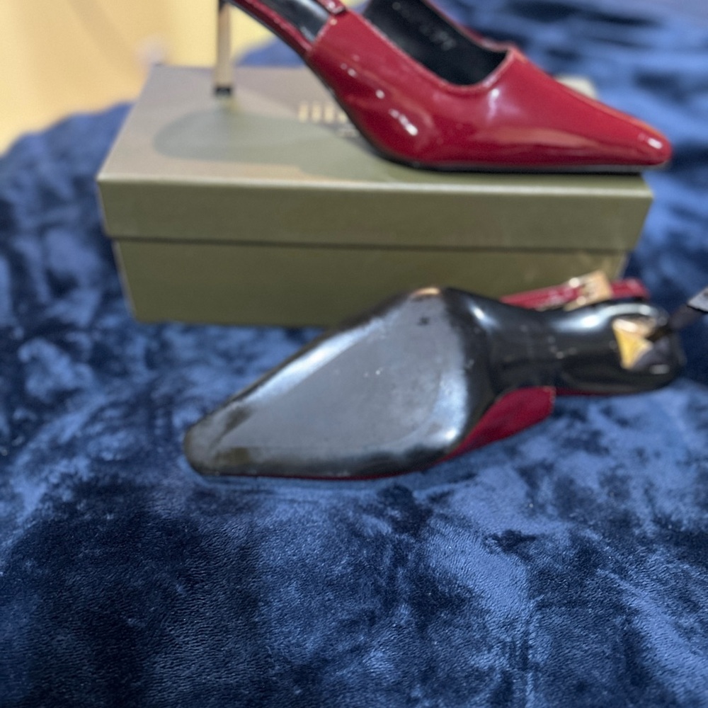 Elegant Red Patent Leather Heels